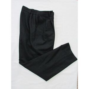 Sag Harbor Dress Slacks Wool Black stretch in the waist Women's Sz 16